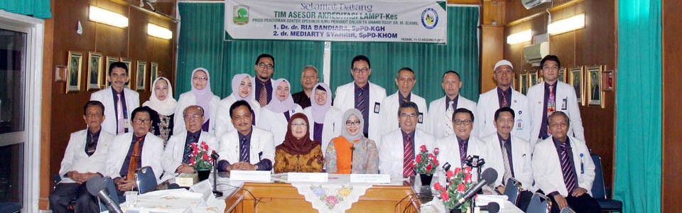 Kunjungan Tim Assesor LAMPT-Kes ke Prodi Ilmu Penyakit Dalam Fakultas Kedokteran Universitas Andalas/Rsup.Dr.dr.M.DJamil Padang